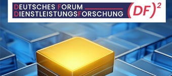 Das Key-Visual der Veranstaltung Deutsches Forum Dienstleistungsforschung am 5. Dezember 2024